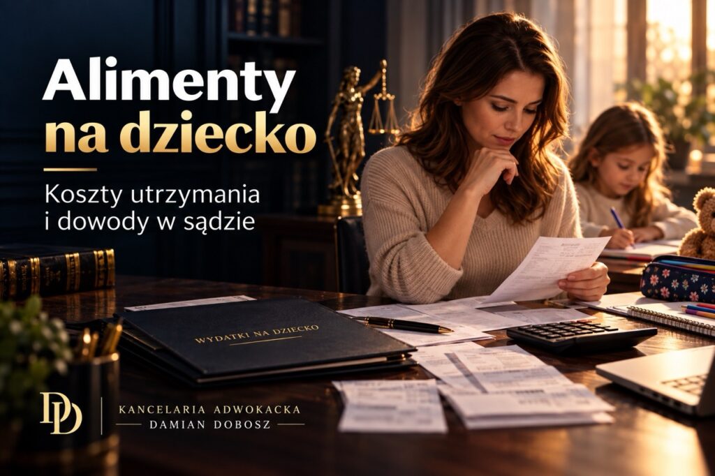 Alimenty na dziecko – koszty utrzymania dziecka i dowody w sprawie o alimenty