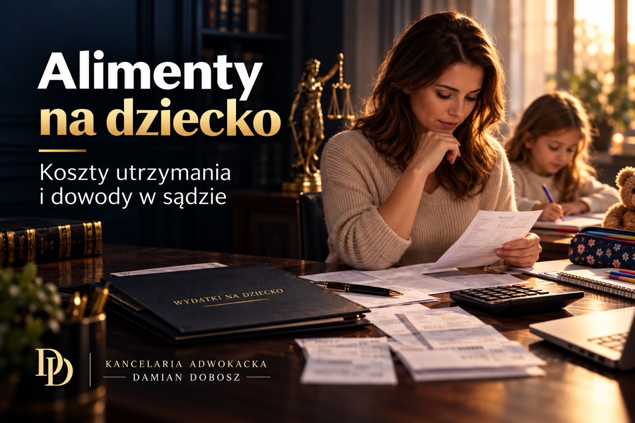 Alimenty na dziecko – koszty utrzymania dziecka i dowody w sprawie o alimenty