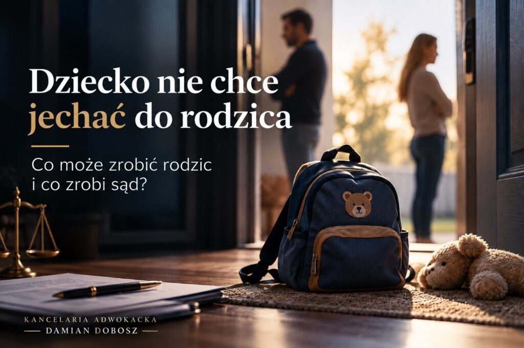 Dziecko nie chce kontaktów z ojcem lub matką – co może zrobić rodzic i jak reaguje sąd