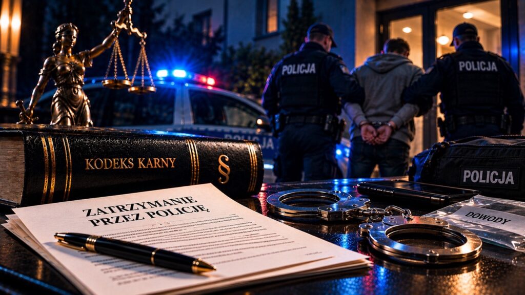 Zatrzymanie przez Policję – pomoc adwokata od pierwszych czynności i przesłuchania