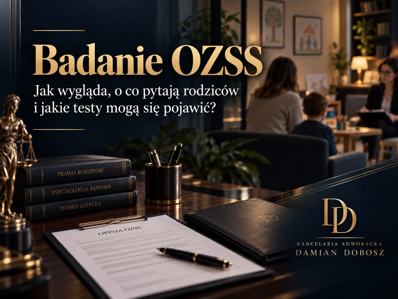 Badanie OZSS w sprawie rozwodowej – pytania do rodziców, testy i przebieg badania