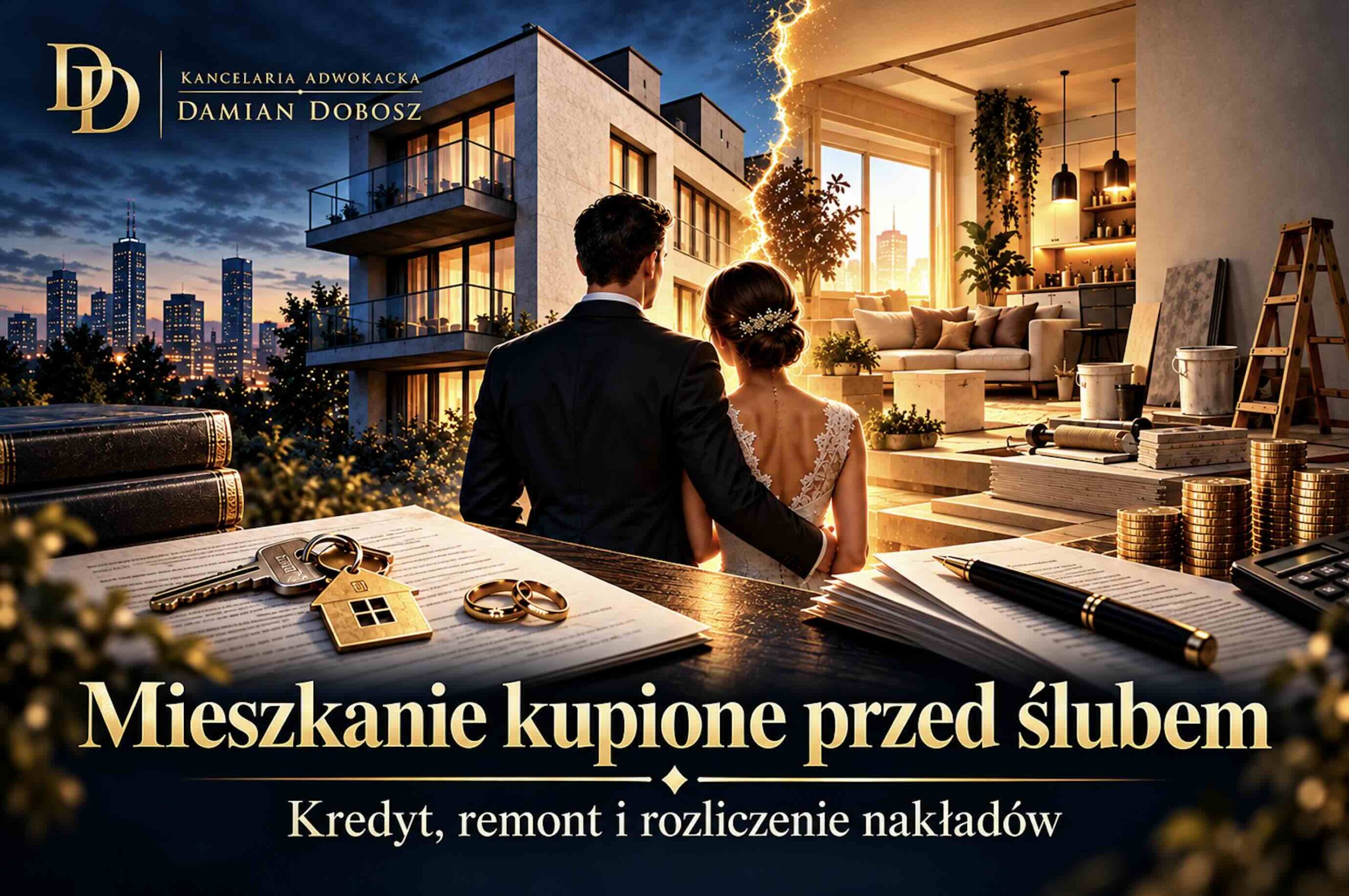 Mieszkanie kupione przed ślubem – kredyt, remont i rozliczenie nakładów między małżonkami