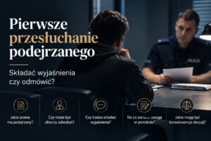 Pierwsze przesłuchanie podejrzanego – prawa podejrzanego, adwokat i składanie wyjaśnień